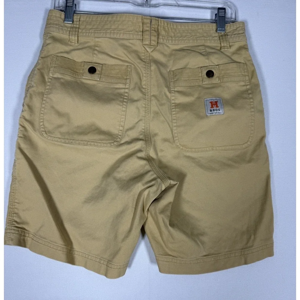 Howler Bros Clarksville Walk Chino Shorts Men's 30 Canvas Utility Beige Khaki
